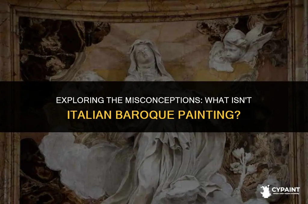 which of the following does not describe italian broque painting