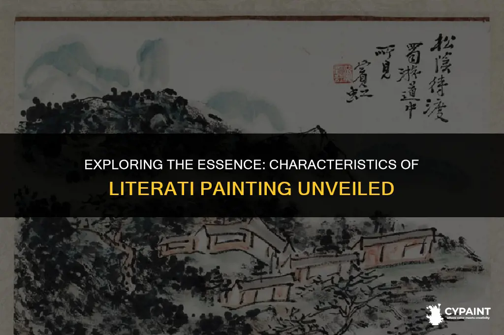 which of the following is a characteristic of literati painting