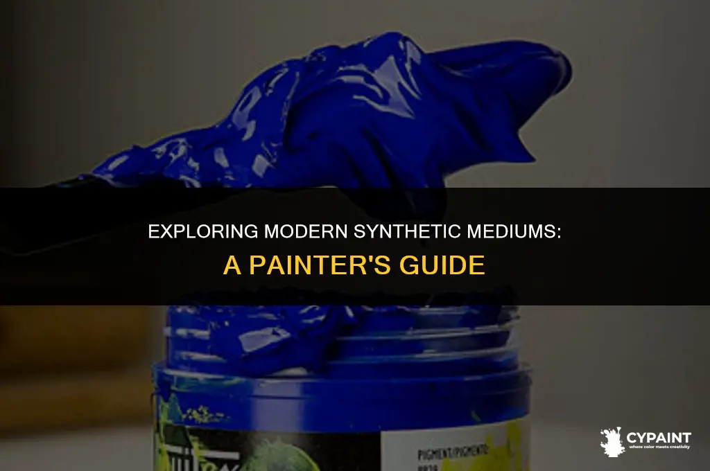 which of the following is a modern synthetic painting medium