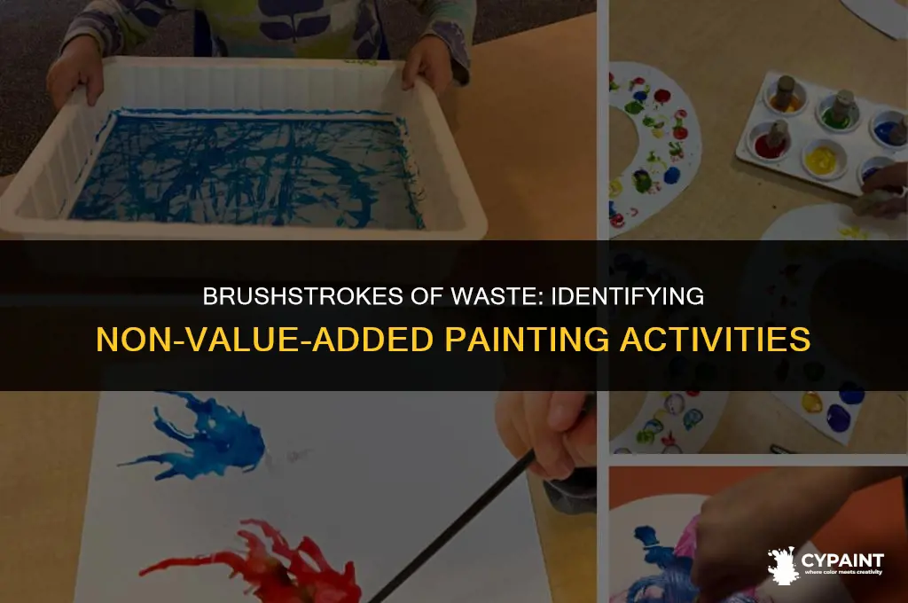 which of the following is a non-value-added activity painting