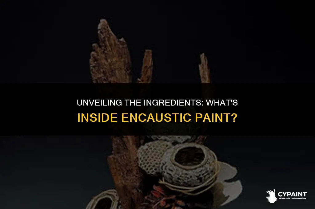 which of the following is a part of encaustic paint