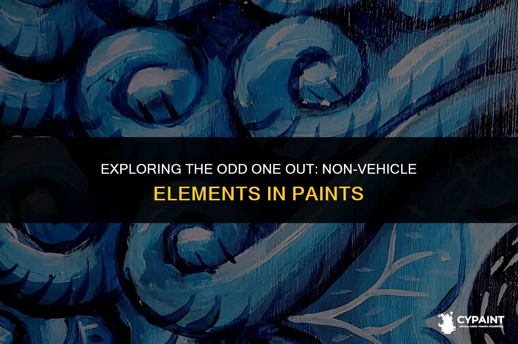 which of the following is not a vehicle in paints