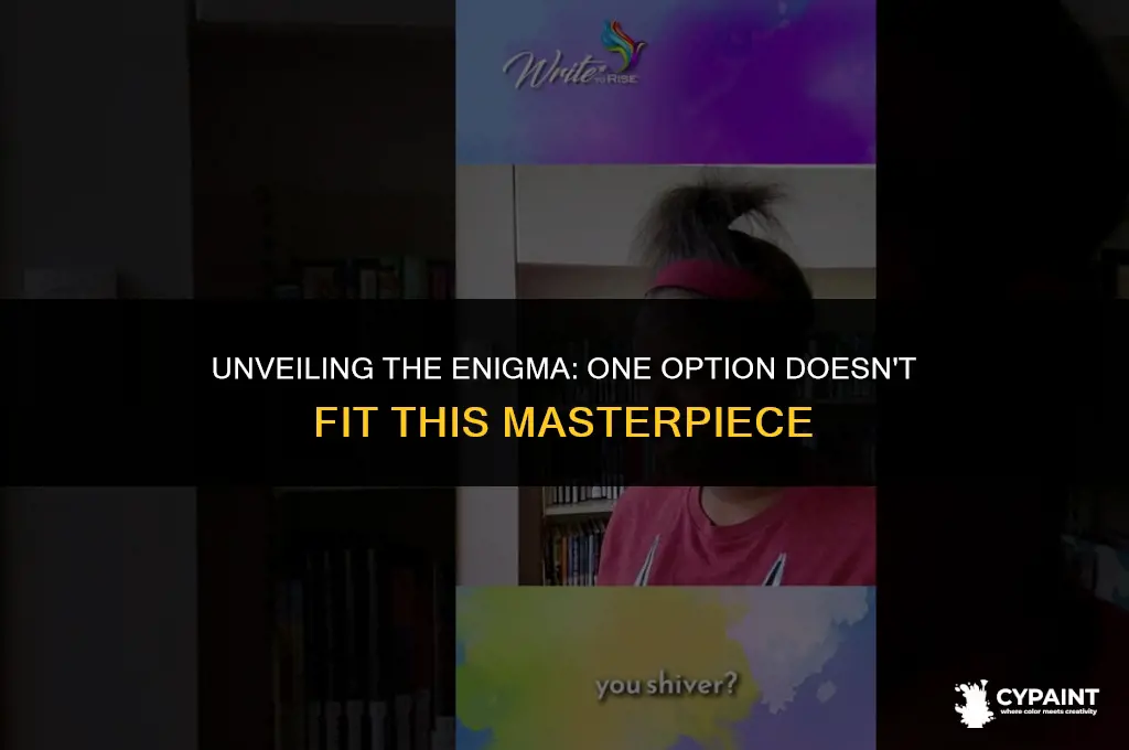 which of the following options does not describe this painting