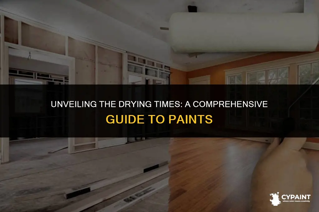 which of the following paints take the longest to dry