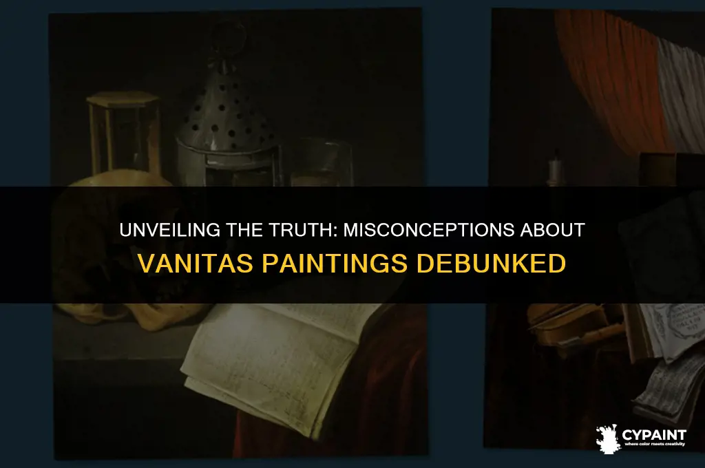 which of the following statements about vanitas paintings is false