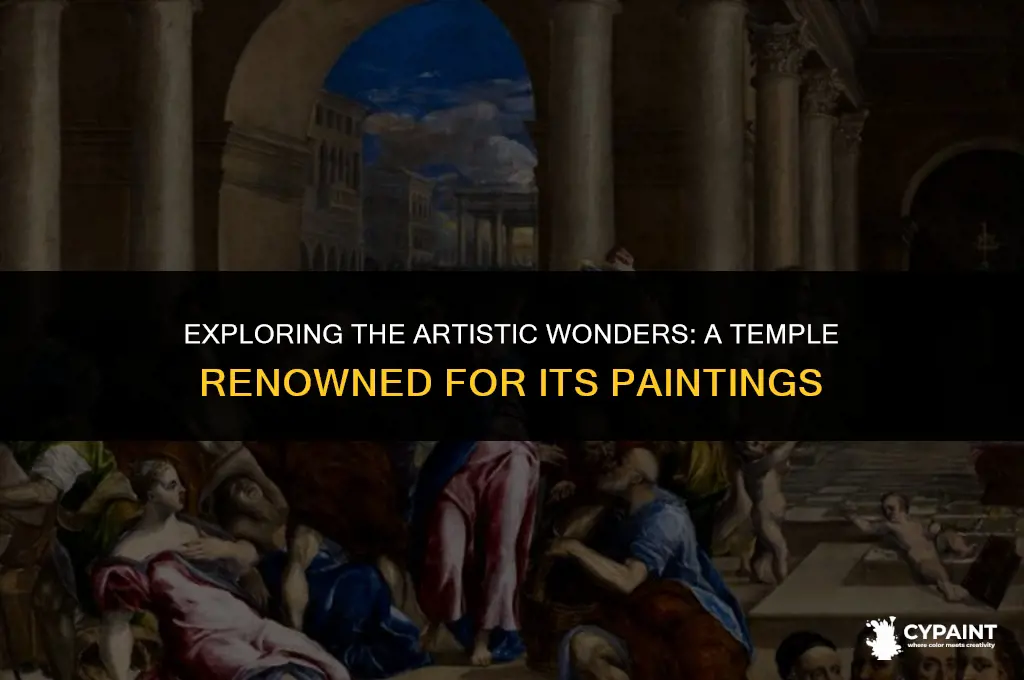 which of the following temple is very popular for paintings