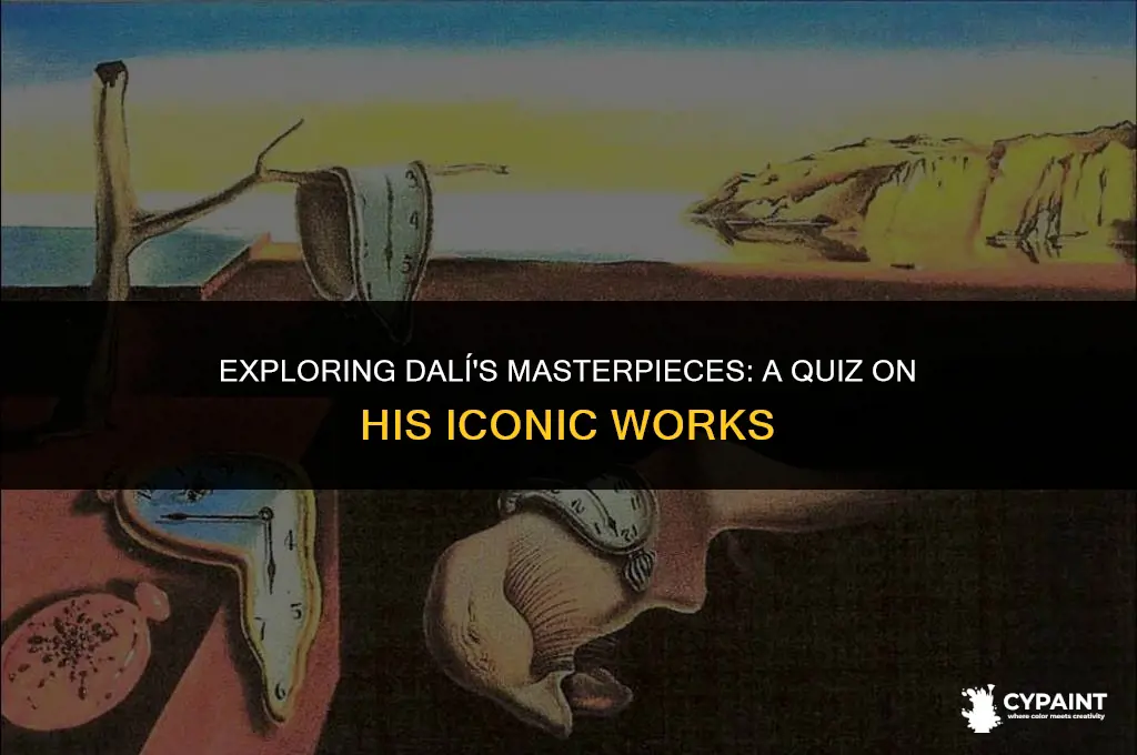 which of these is not a painting by salvador dalí