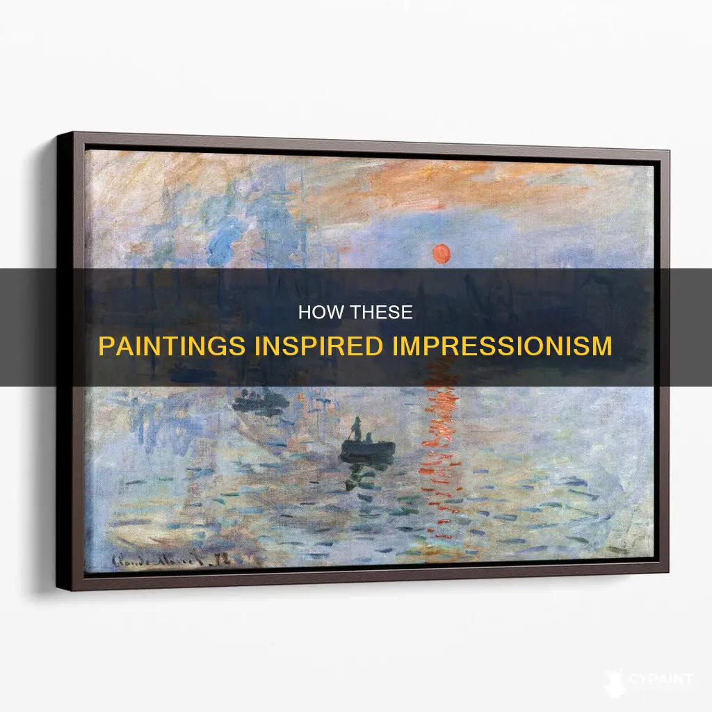 which of these paintings helped give rise to impressionism