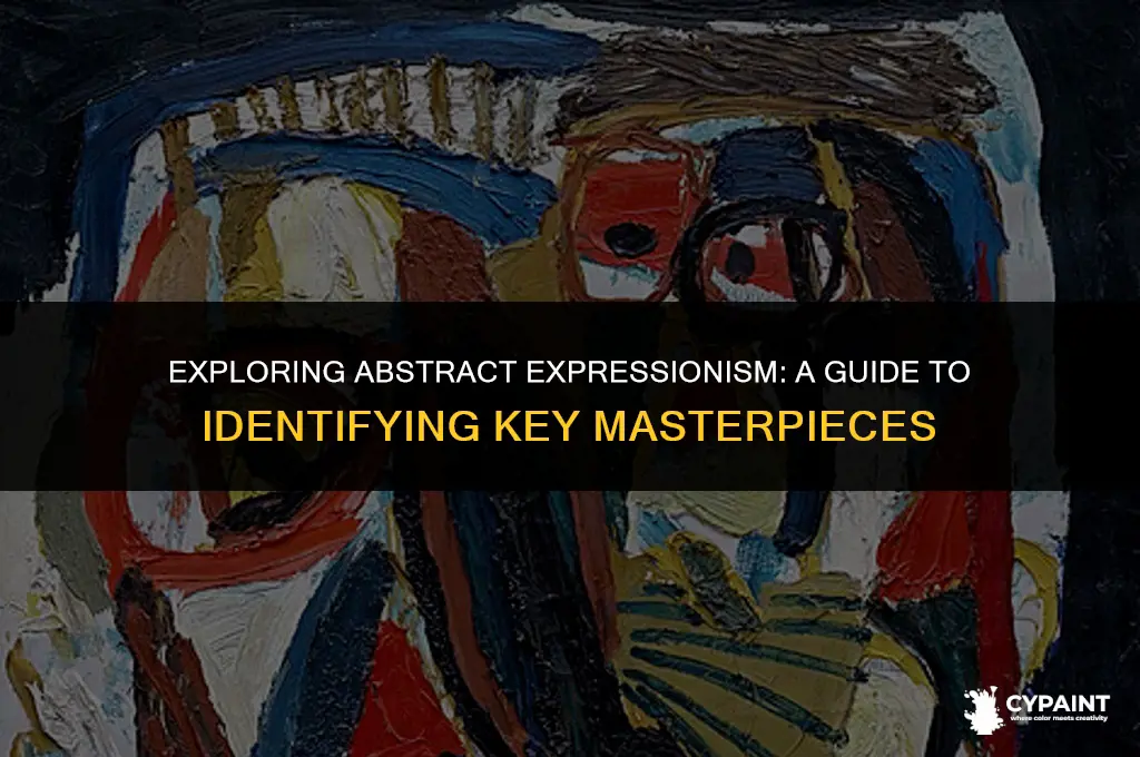 which of these paintings is considered an abract expressionist painting