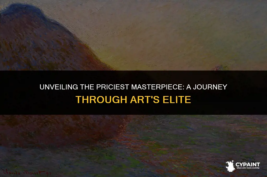 which one is the most expensive painting in the world