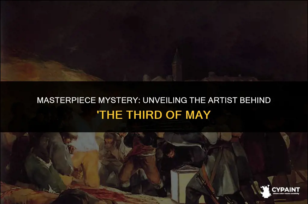 which one of these artists painted the third of may