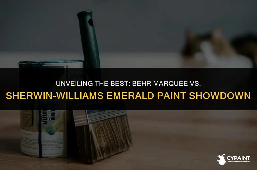 which paint is better behr marquee or sherwin williams emerald