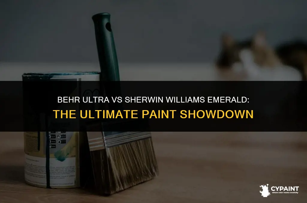 which paint is better behr ultra vs sherwin williams emerald