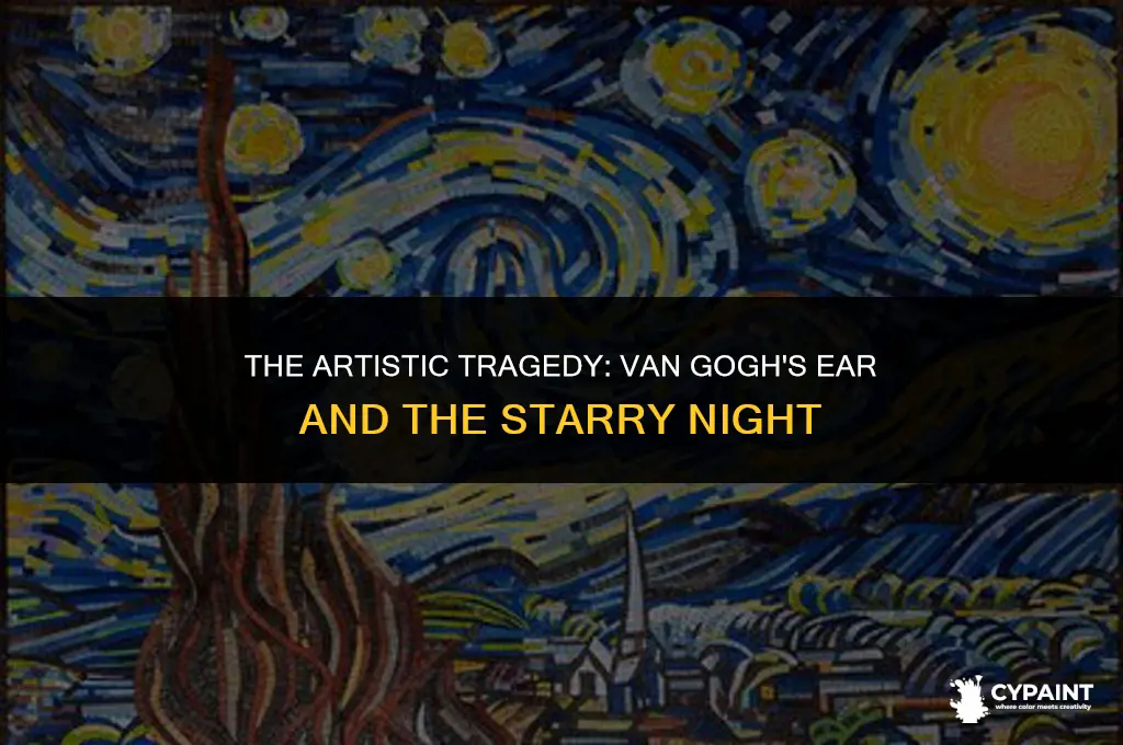 which painting did van gogh cut his ear off for