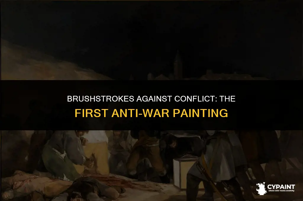 which painting is considered to be the first anti-war painting