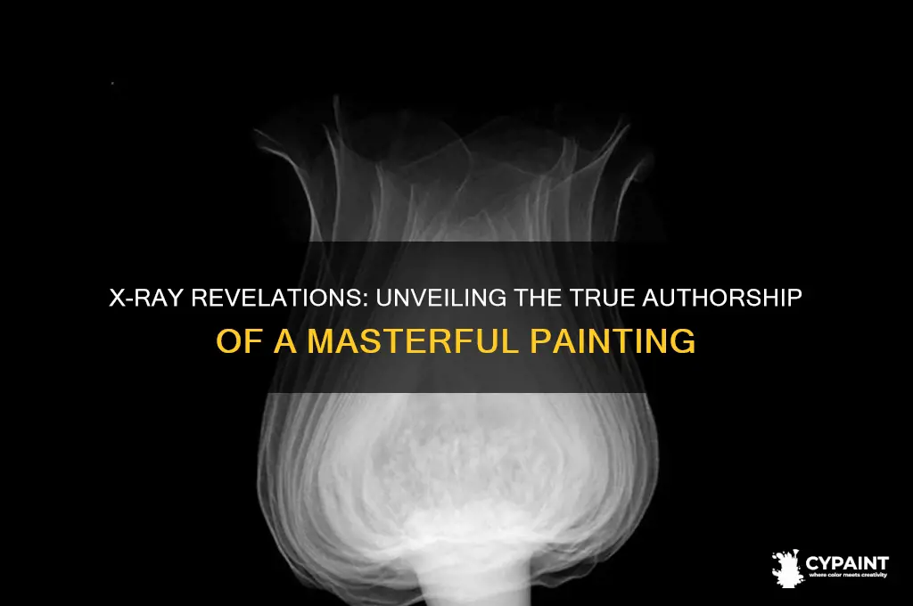 which painting required x-rays to prove its authorship