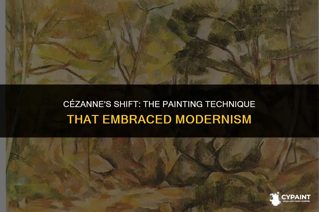 which painting technique is paul cézanne