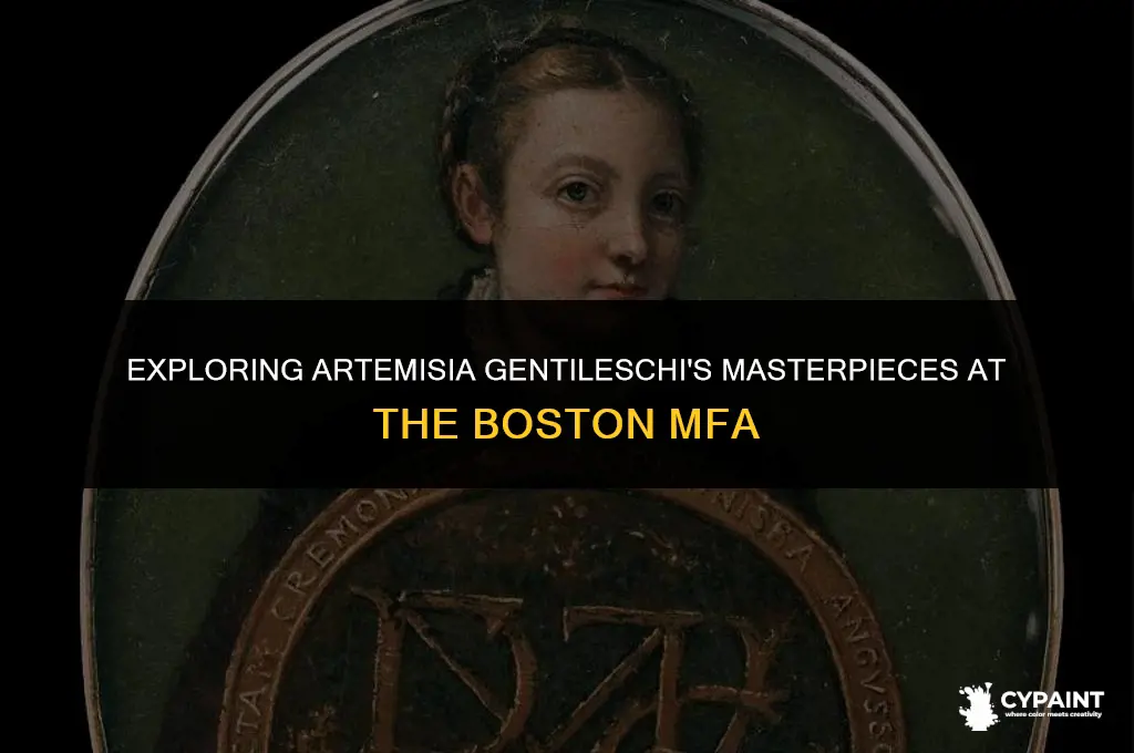 which paintings by artemisia gentileschi are in the boston mfa