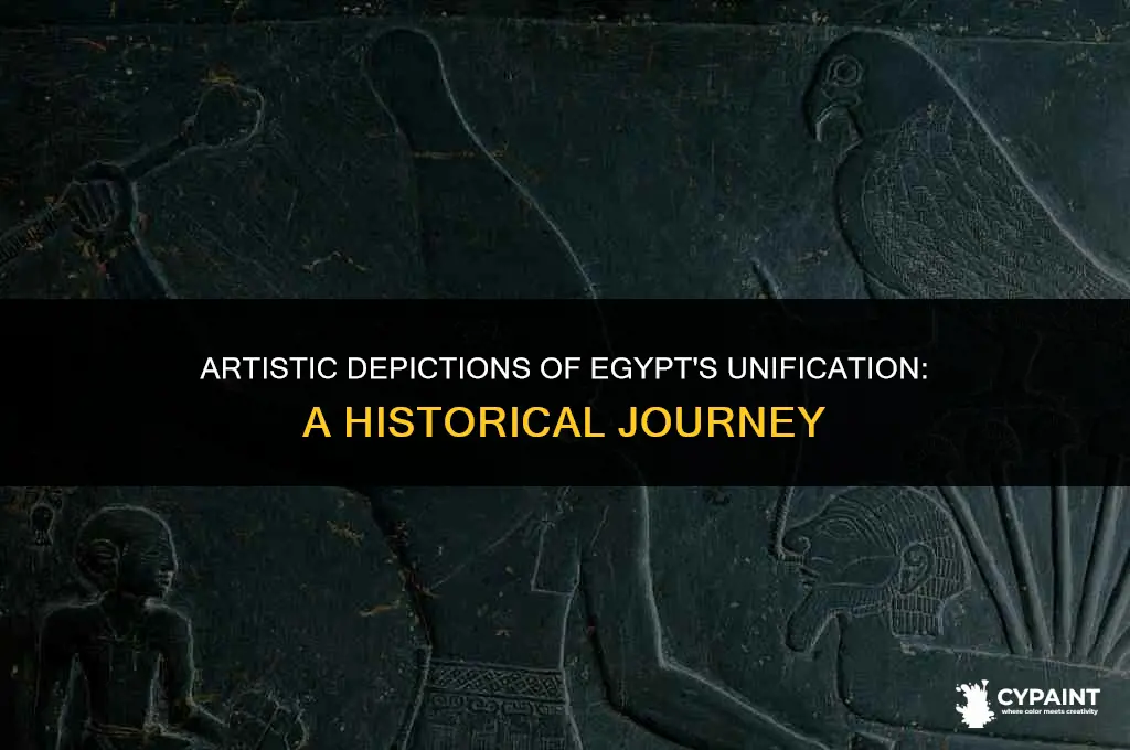 which paintings represents the unification of upper and lower egypt