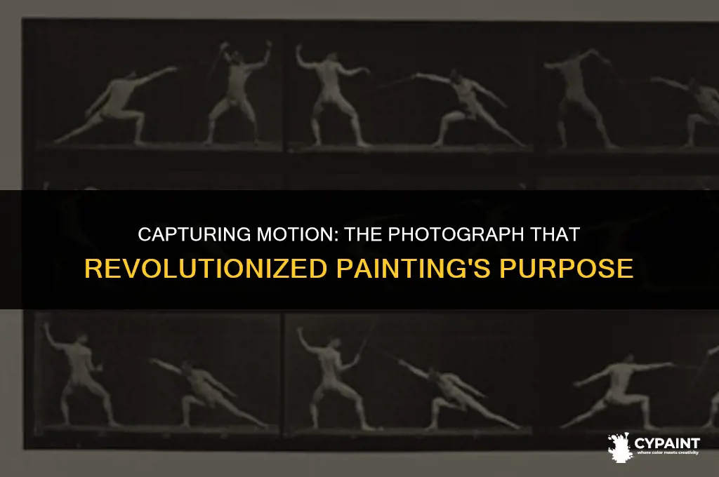 which photograph helped elevate the purpose of movement in painting
