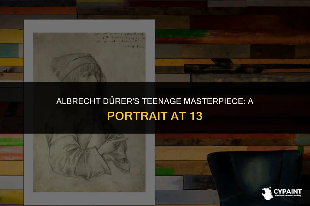 which portrait did albrecht durer paint when he was 13