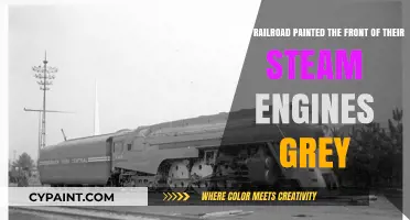 The Unique Gray Steam Engines: A Railroad's Distinctive Choice