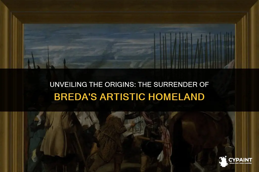 which region did the painting surrender of breda come from