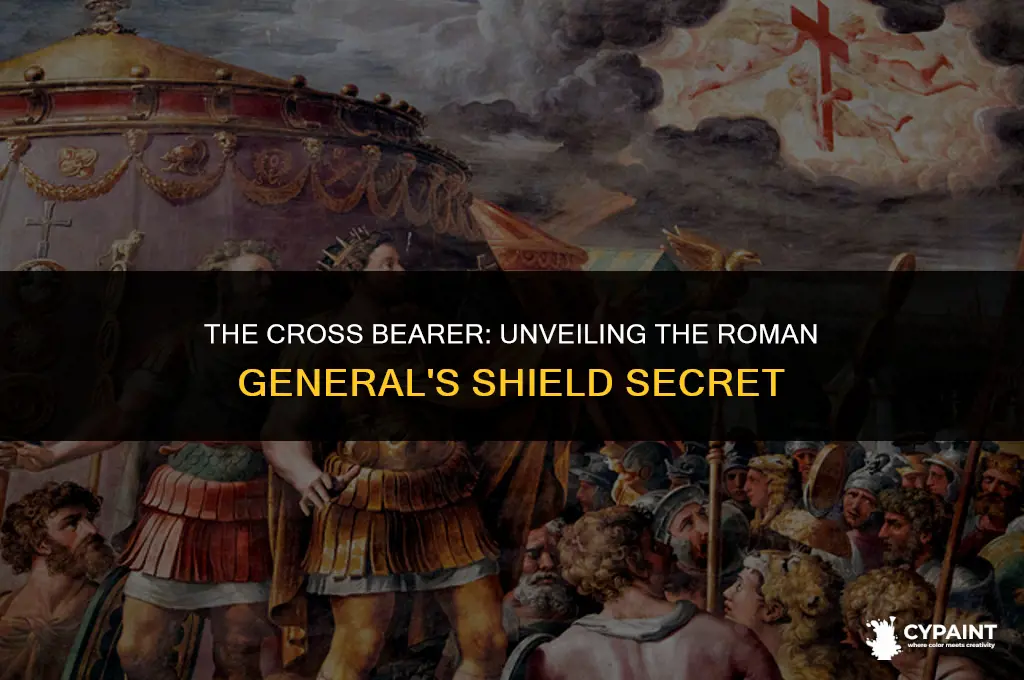which roman general painted the cross on this men