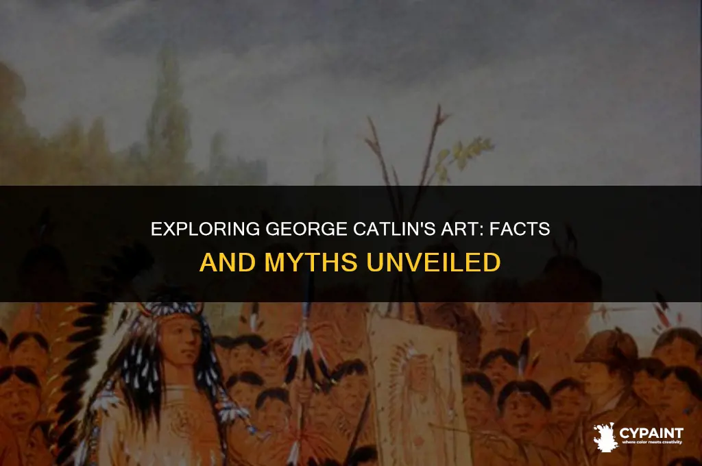which statement about george catlin or his paintings is true
