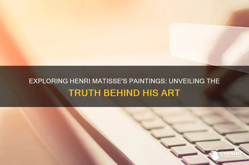 which statement about henri matisse