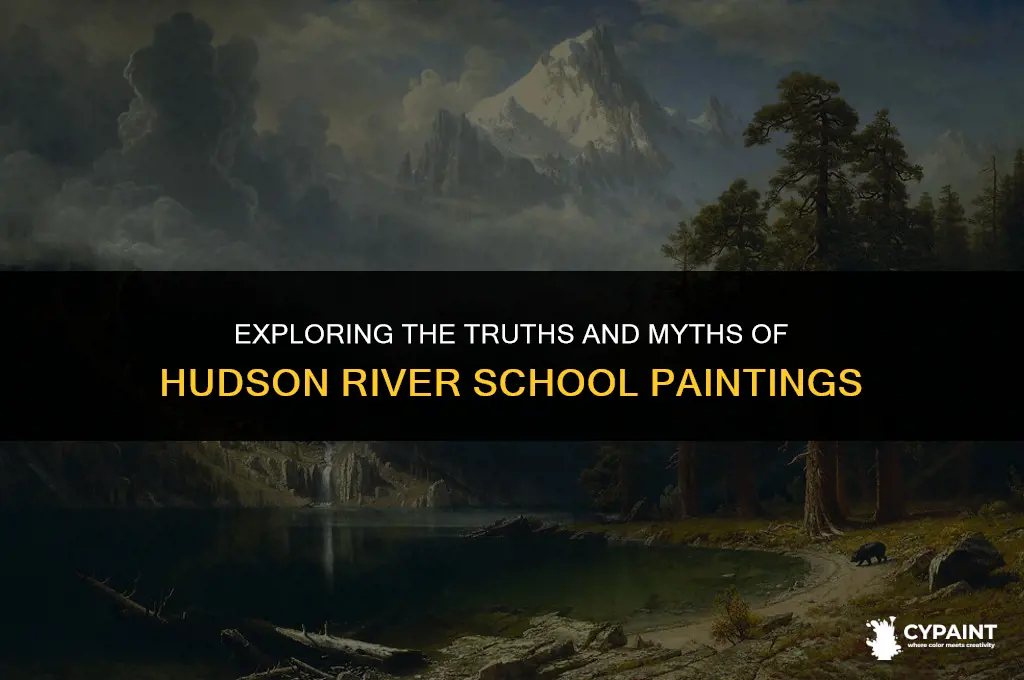 which statement about the hudson river school paintings is true