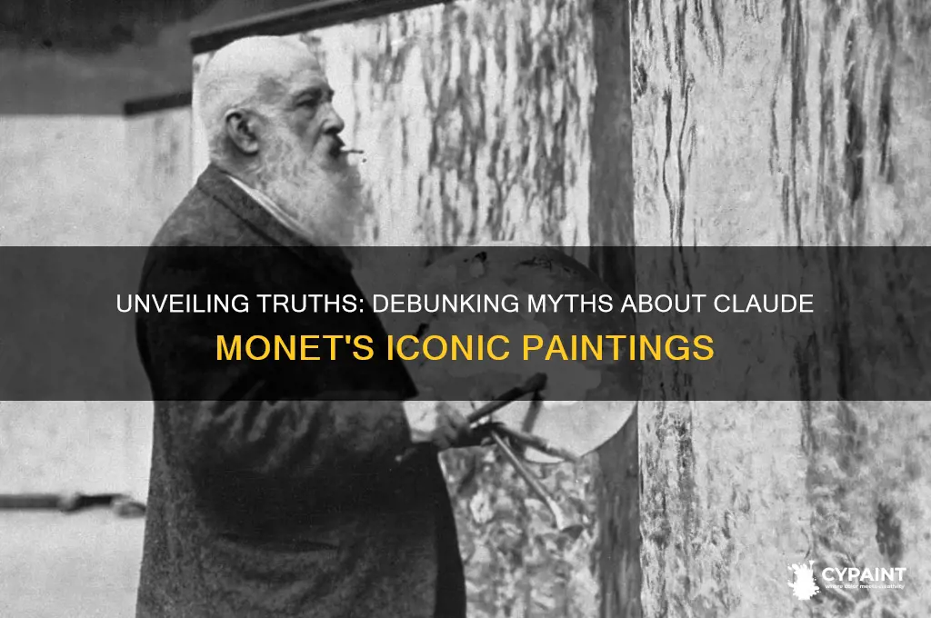 which statements about claude monet
