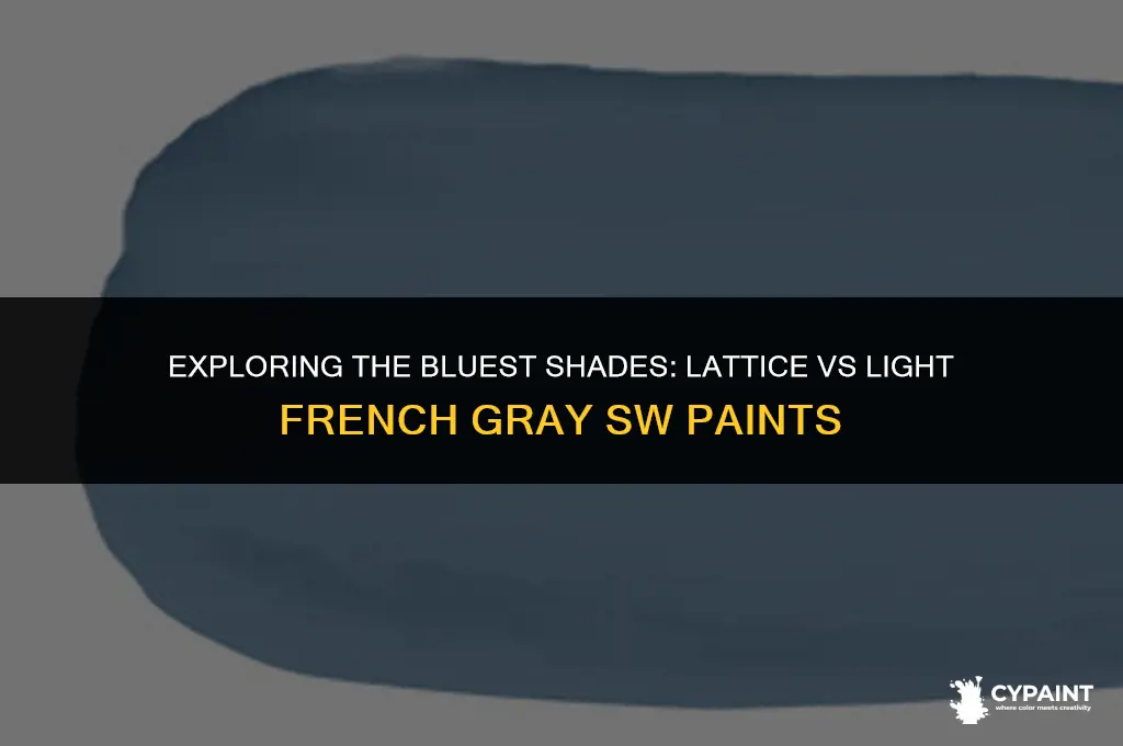 which sw paint is bluest lattice or light french gray