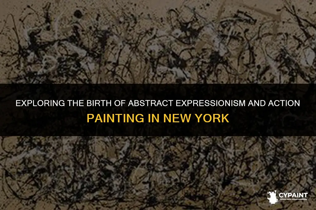 which two movements come out of new york school painting