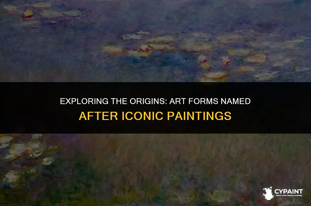 which type of art took its name from a painting