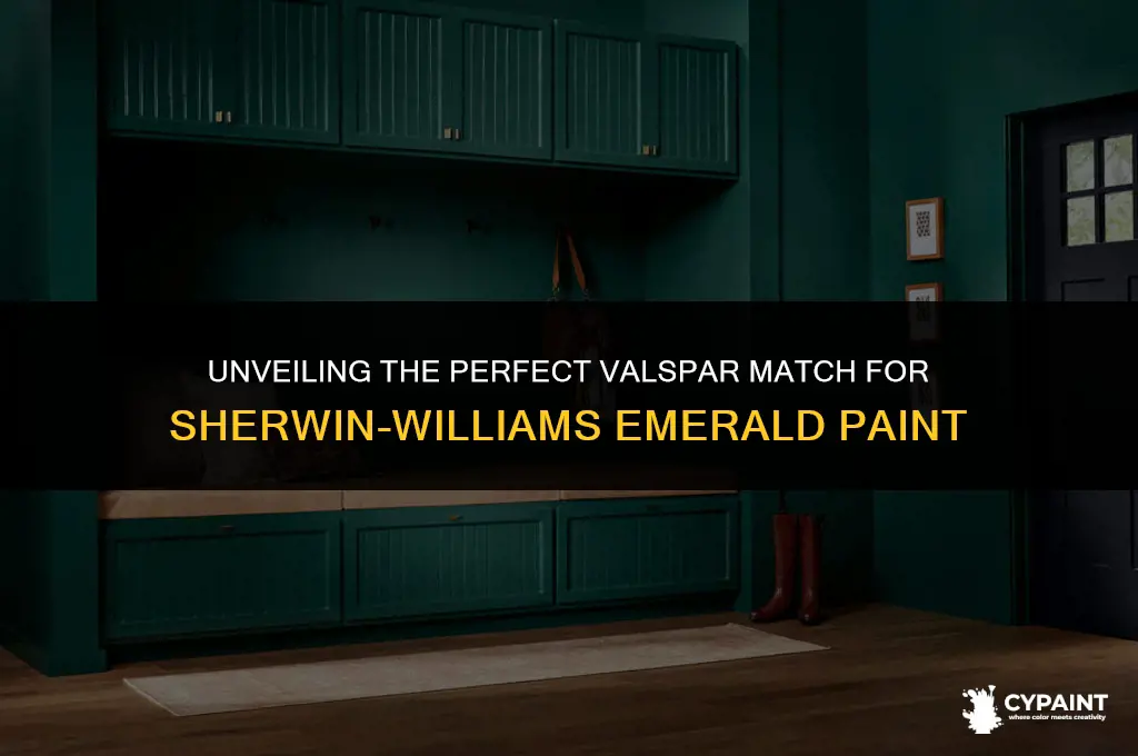 which valspar paint is equivalent to sherwin williams emerald paint
