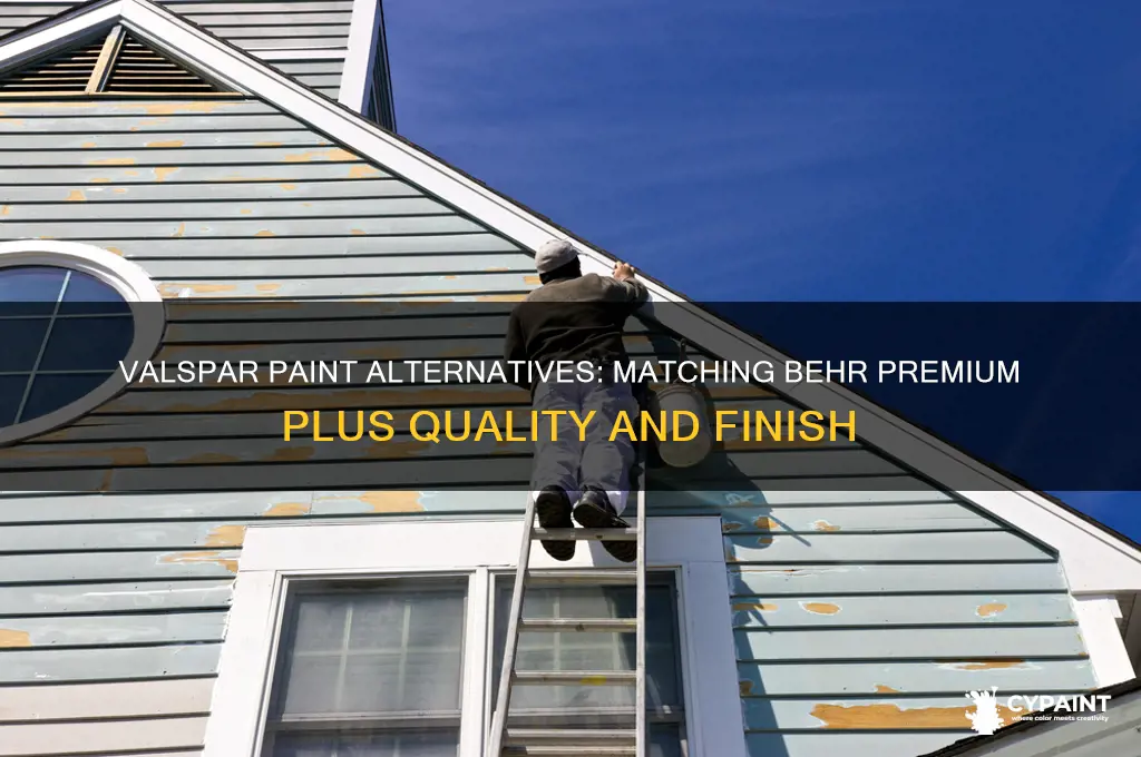 which valspar paint is similar to behr premium plus