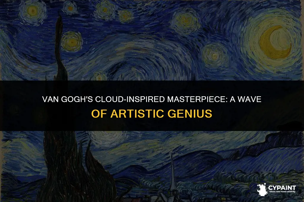 which van gogh painting was inspired by wave-shaped clouds