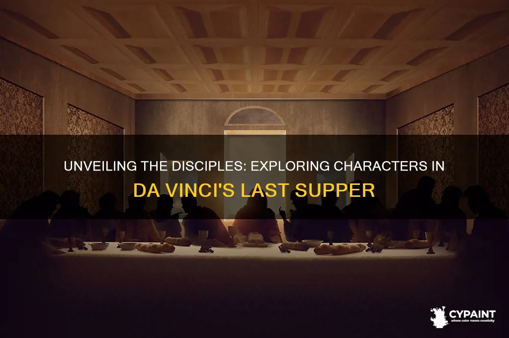 who are the characters in the last supper painting