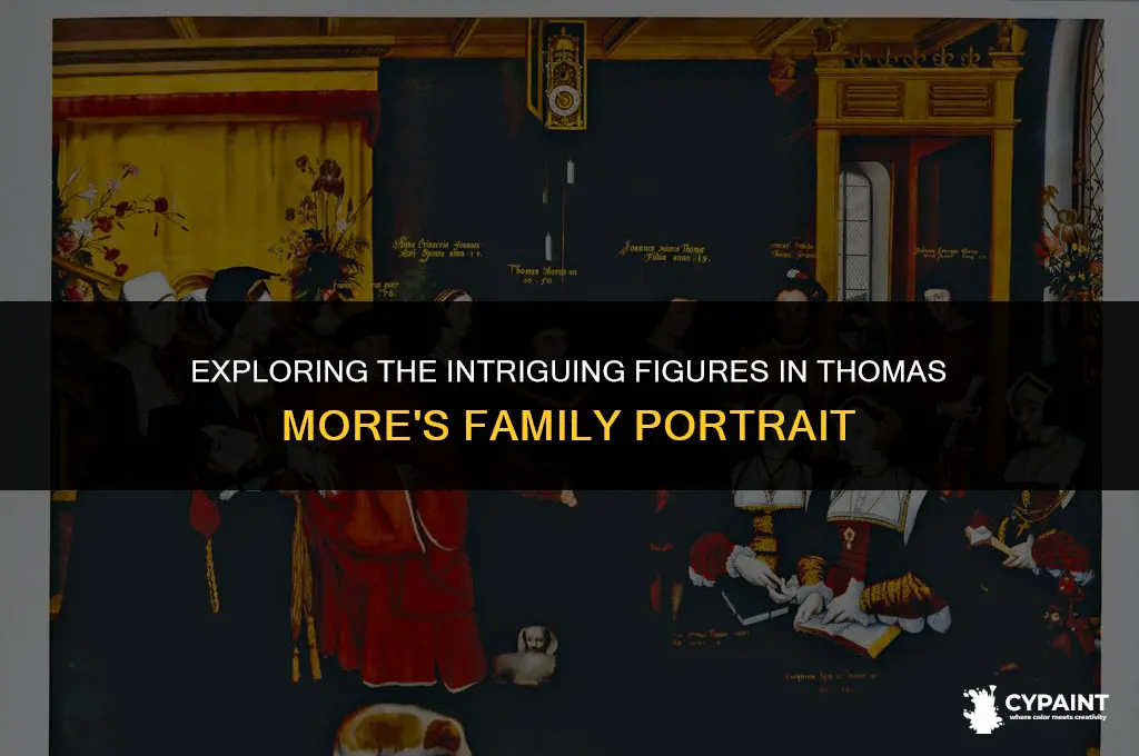 who are the figures in the thomas more family painting