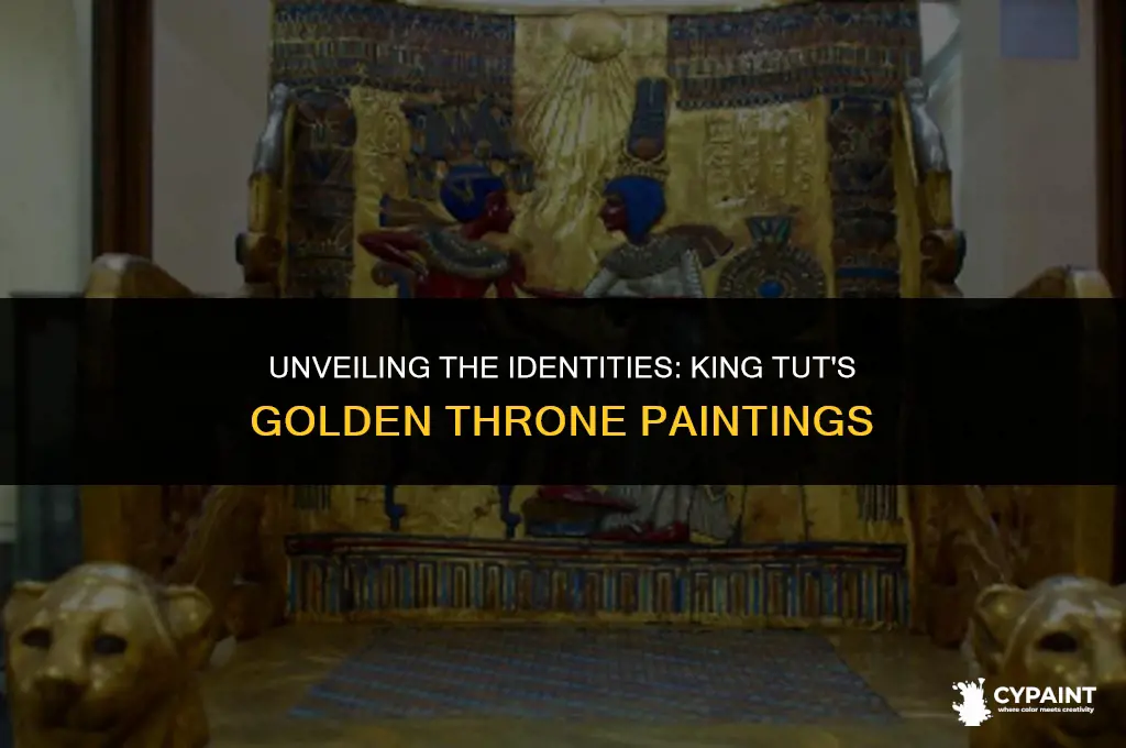 who are the people painted on king tut
