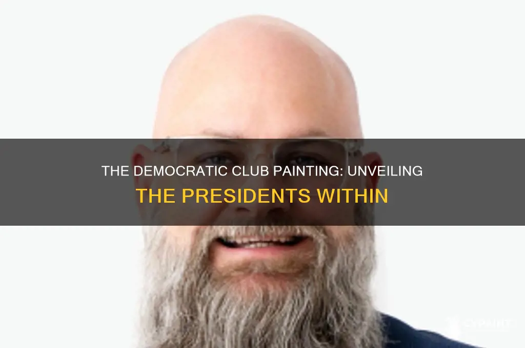 who are the presidents in the democratic club painting