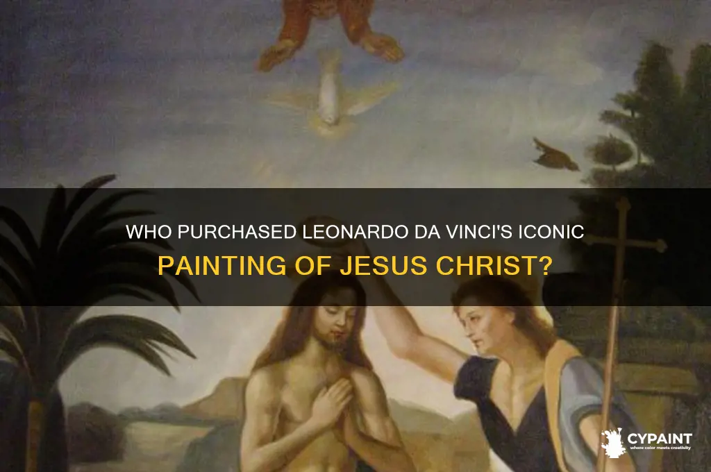 who bought leonardo da vinci painting of jesus christ