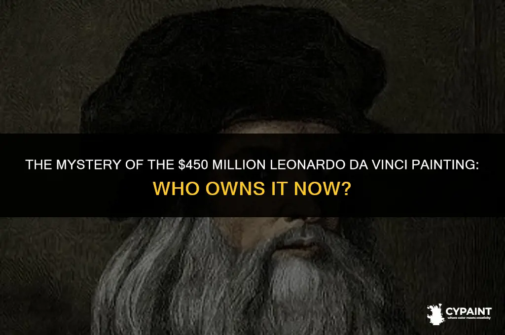 who bought the 450 million dollar leonardo da vinci painting