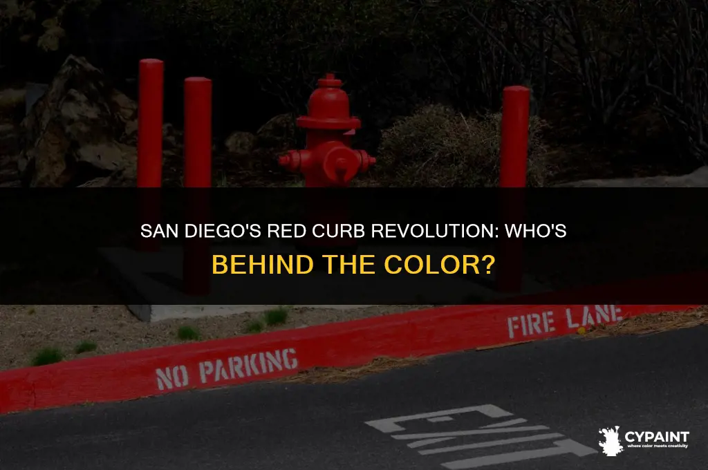 who can paint a curb red san diego