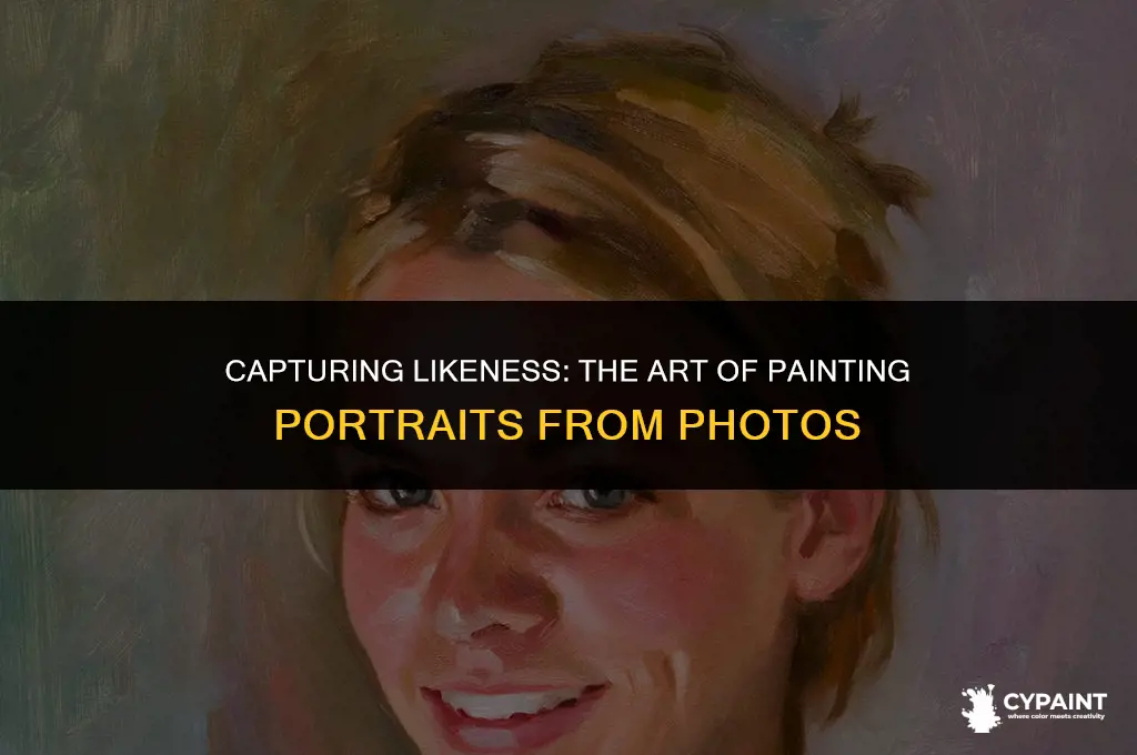 who can paint a portrait from a photo