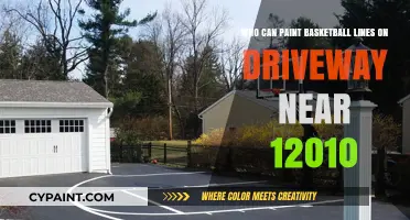 Local Driveway Basketball Line Painting Services Near 12010 Area