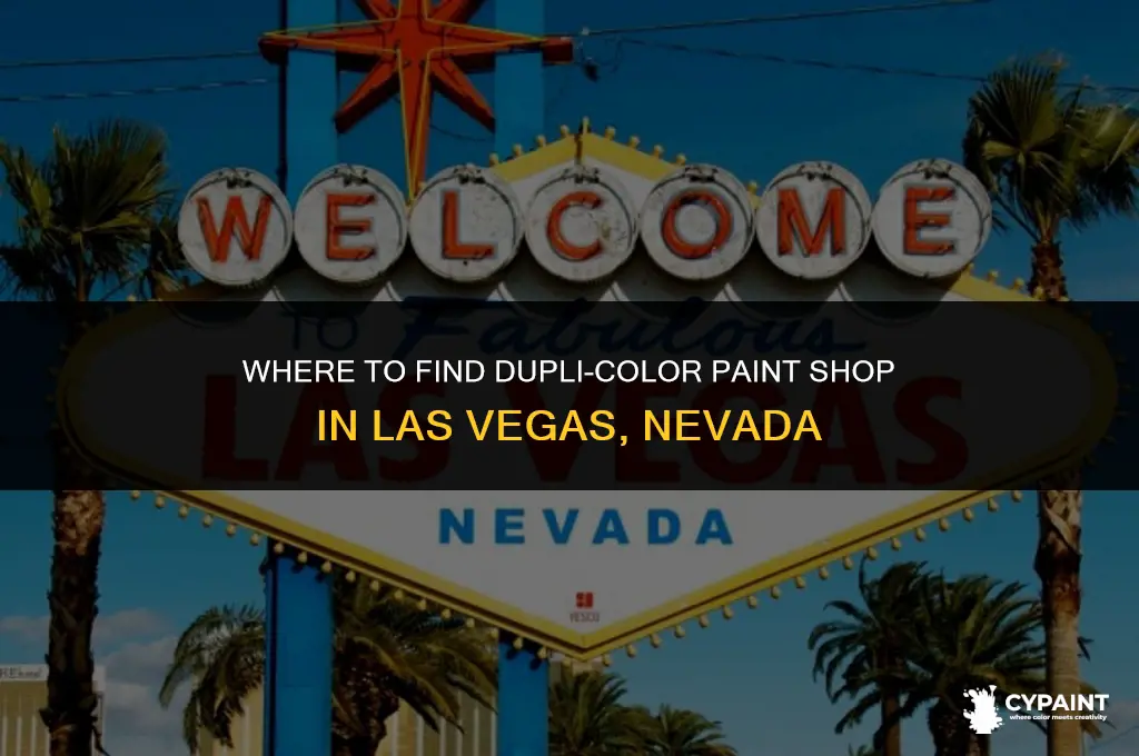 who carries duplicolor paint shop paint in las vegas nevada