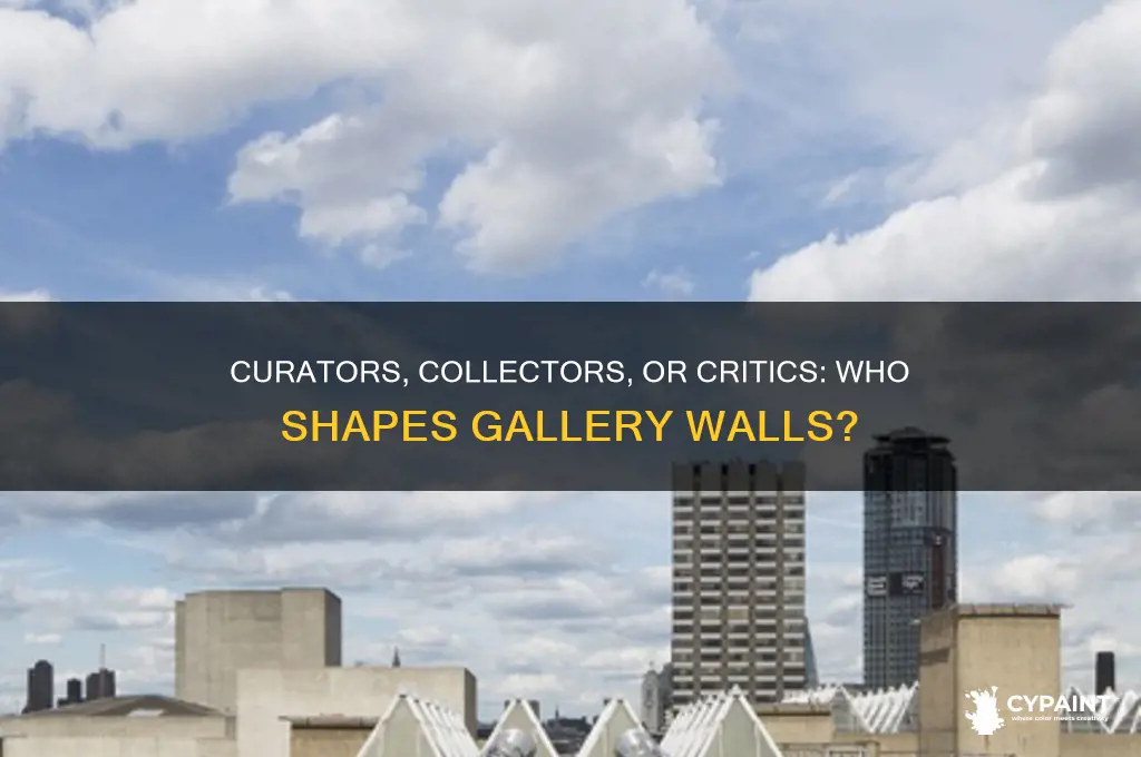 who decides what paintings go in an art gallery