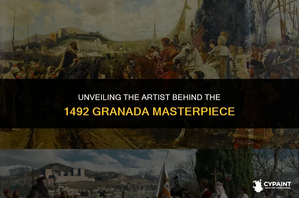 who did the painting the rendition of granada in 1492